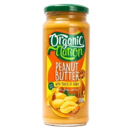 Organic Nation - Peanut butter with honey - 350G