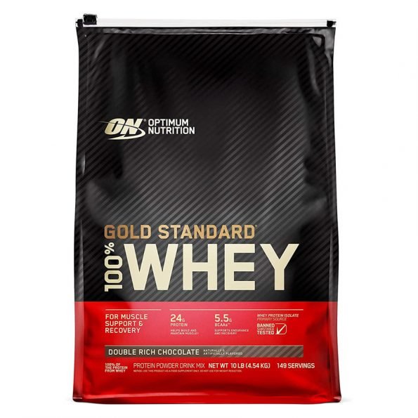 Optimum Nutrition - Gold Standard 100% Whey - 4.5kg - Double Rich Chocolate