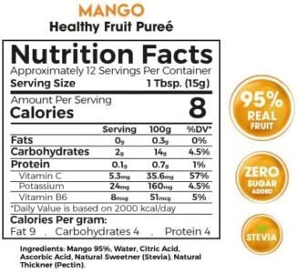Zero Treat - Healthy Mango Puree - 180 gm - Image 2