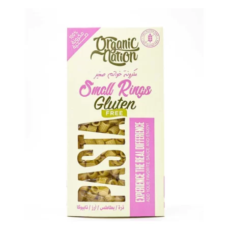 Organic Nation - Small Rings Gluten Free Pasta - 350g مكرونة شوفان خواتم