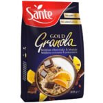 Sante - Granola Gold Belgian Chocolate & Orange 300g  سانتي جرانولا بيلجيان شوكولاته و برتقال
