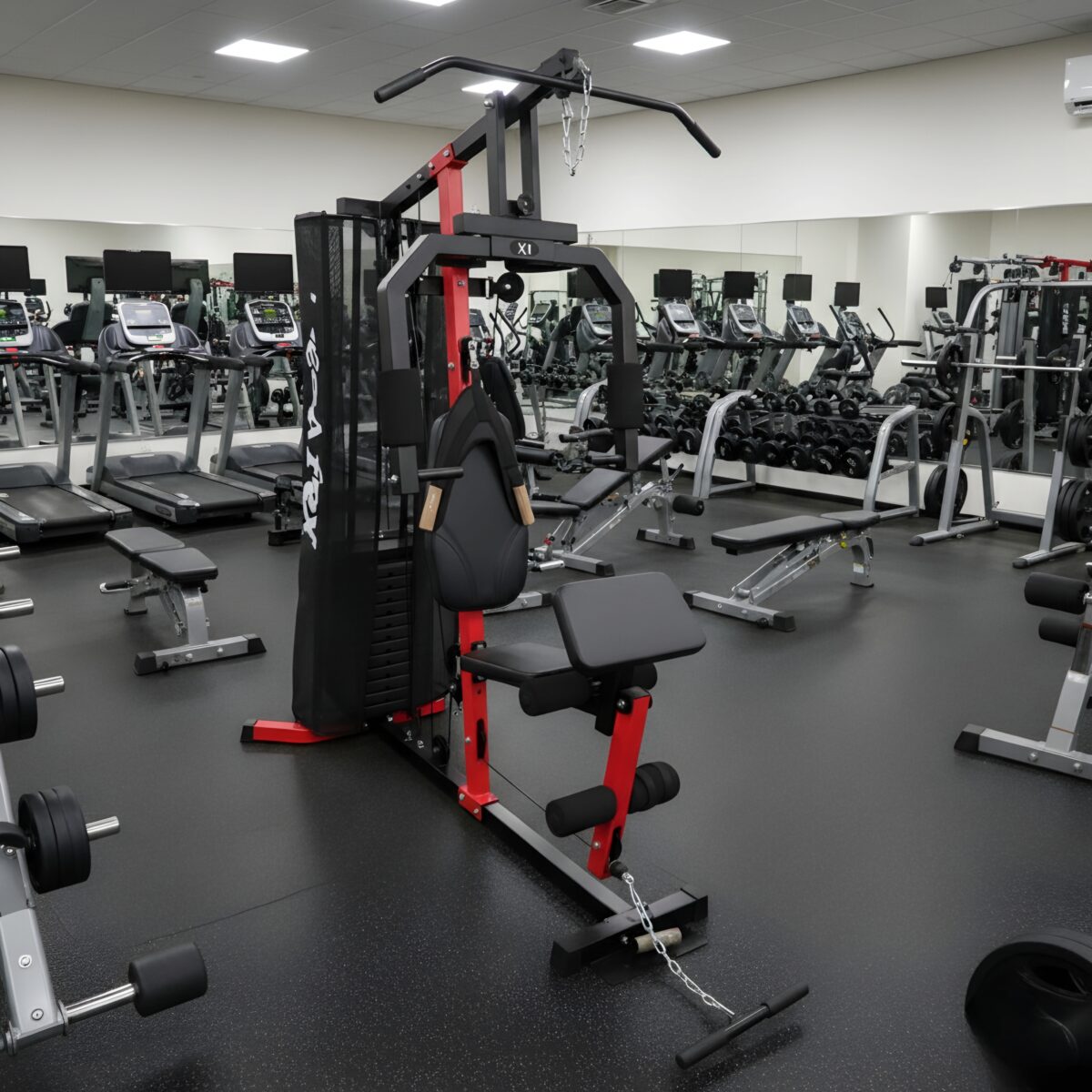 Multi Gym 3 Station 75kg With Rope