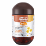 Limitless Omega 3 Fish Oil 2000mg & Vitamin D3 30 softgels