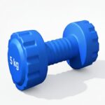 Plastic PVC Dumbbell, Waterproof Home Fitness Equipment