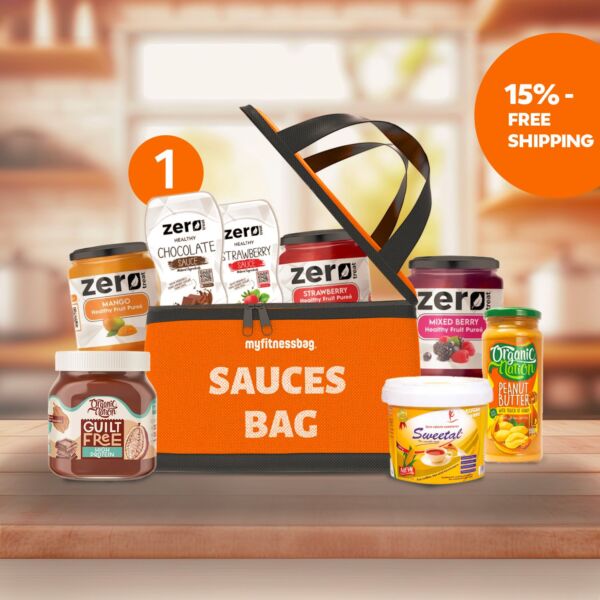 SWEET SAUCES BAG 1 - شنطه الصوصات الحلوة 1 ( 10 منتجات صوصات حلوه + شحن مجاني+خصم )