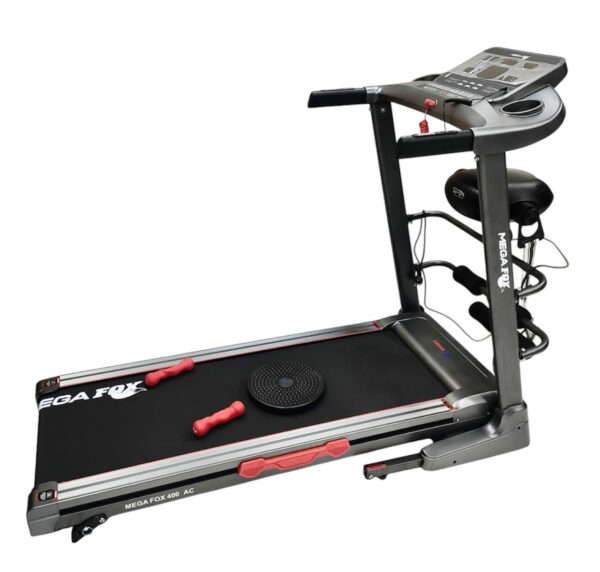 Mega Fox AC Treadmill – 160 KG with Full Accessories