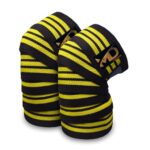 MD Gym Wear Knee Wraps - Fitness Weight Lifting Sports