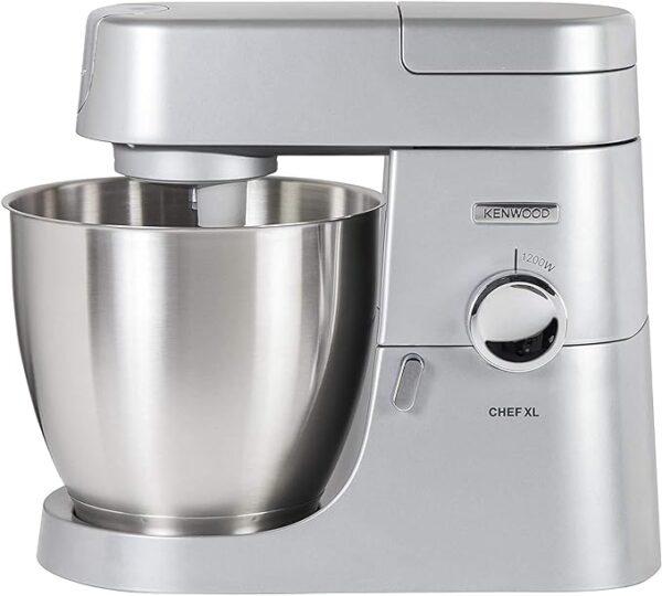 Kenwood KVL4230S Chef XL Stand Mixer – 1200 W, 6.7 L, Blender & Food Processor & Mincer, Silver