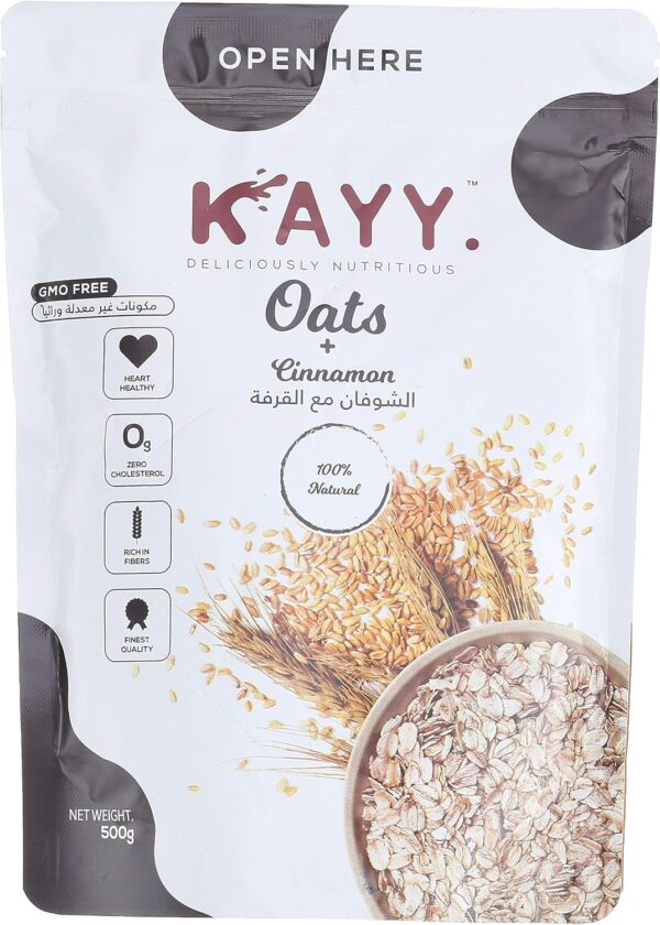 Kayy nutritious oats with cinnamon - 500 gm