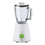 Braun JB3060 Tribute Collection Blender with Glass Jug, 800 Watts - White - خلاط براون تريبيوت كوليكشن مع إبريق زجاجي،