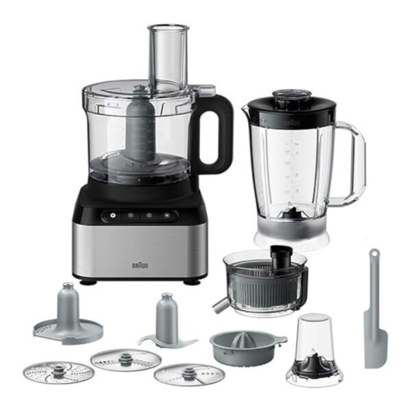 Braun FP 3235 SI PurEase 12 in 1 Food processor - براون FP 3235 SI PurEase محضر طعام 12 في 1