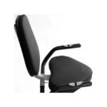 Horizontal Magnetic Control Recumbent Exercise Bike 8-Levels Resistance 100KG- Black - Image 5