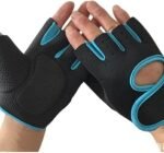 Half Finger Gloves For GYM Exercise, Weightlifting And Cycling Size L قفازات للتمارين الرياضية - Image 2