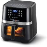BLACK+DECKER 12-in-1 Large Air Fryer with Touch Screen with Rapid Hot Air - AF5800-B5- Black