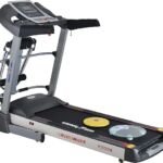 V3500M Multi-function Motorized Treadmill DC Motor 3.5HP With Personal Scale -130 Kg -Black/Grey