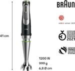 Braun MultiQuick 9 Hand Blender With Active Powerdrive and Splash Control, Blender, Chopper & Whisk, 1200 Watts, Black/Stainless Steel - International Warranty - Image 3
