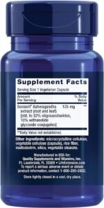 Life Extension Enhanced Ashwagandha Extract - 60 Veg Capsules - اشوجاندا - Image 2