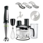 Braun MultiQuick 7 Hand blender MQ7075X, Black, 1000W, Mixer, ActiveBlade System, EasyClick Plus System, Splash Control, International Warranty-خلاط يدوي مالتي كويك 7 بقدرة 1000 واط