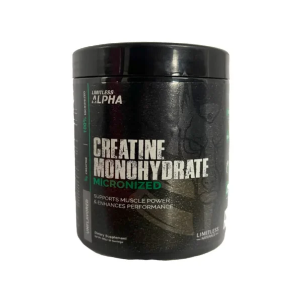 Limitless Alpha CREATINE MONOHYDRATE MICRONIZED-60 SERV