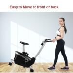 Pro Hanson MB-03WIN Magnetic Exercise Bike With Hand Pulse Silver/Black, 100KG-عجلة رياضية وزن 100 كيلو - Image 8