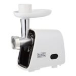 Black & Decker 1500W Meat Mincer/Grinder, White - Fm1500-B5, Plastic Material مفرمة لحم من بلاك اند ديكر 1500 واط