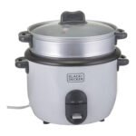 Black & Decker 1.8 Liter Rice Cooker - White, RC1860-B5  جهاز طهي الأرز سعة 1.8 لتر من بلاك اند ديكر