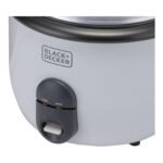 Black & Decker 1.8 Liter Rice Cooker - White, RC1860-B5  جهاز طهي الأرز سعة 1.8 لتر من بلاك اند ديكر - Image 4