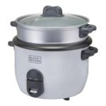 Black & Decker 1.8 Liter Rice Cooker - White, RC1860-B5  جهاز طهي الأرز سعة 1.8 لتر من بلاك اند ديكر - Image 2