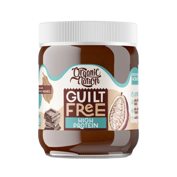 Organic Nation – Guilt Free Chocolate Spread High Protein - 200gm