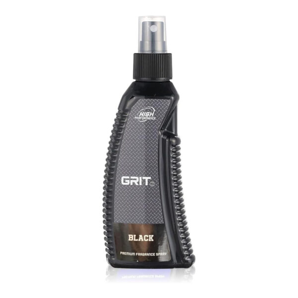 Grit Men premium fragrance body spray, Black, 200 ml  بخاخ الجسم العطري الفاخر للرجال من جريت، أسود