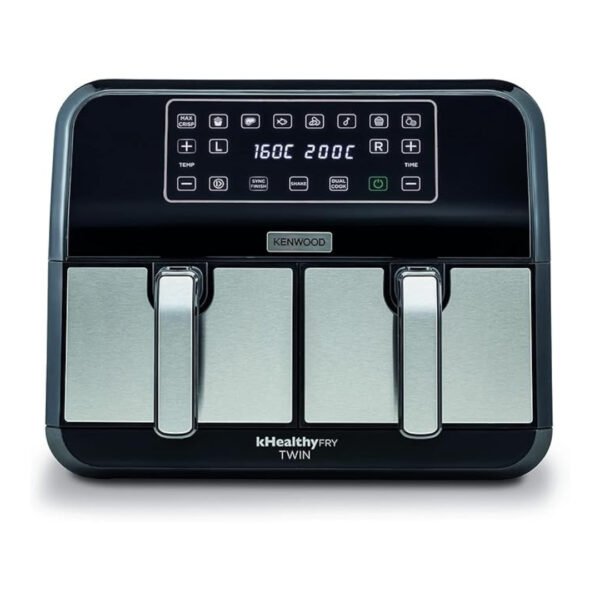 Kenwood digital twin air fryer xxxl 4l+4l 1.7kg+1.7kg hfm75.000mb