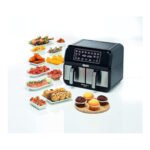Kenwood digital twin air fryer xxxl 4l+4l 1.7kg+1.7kg hfm75.000mb - Image 5