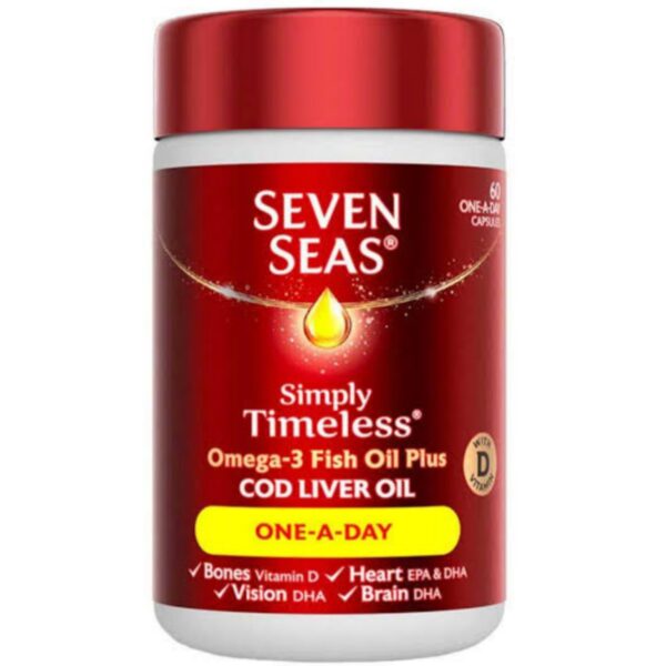 Seven Seas Omega-3 Fish Oil Cod Liver Oil 120 Tab