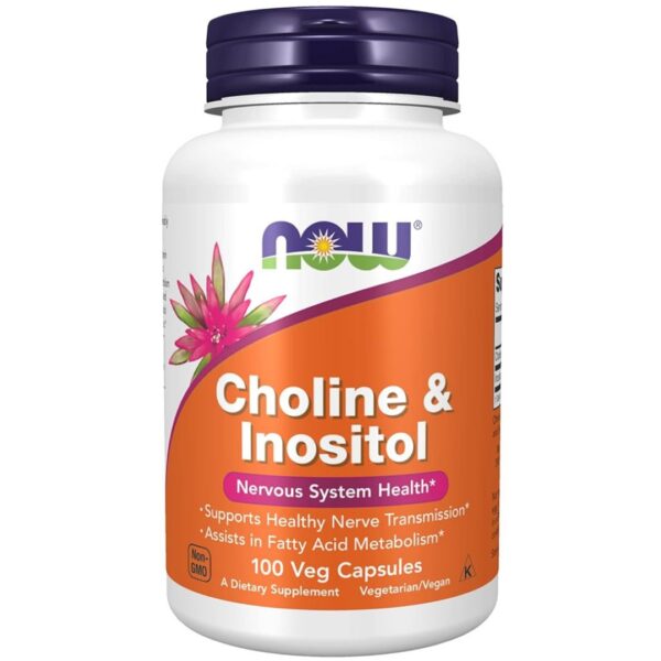 Now Choline - Inositol 500 mg 100 Caps