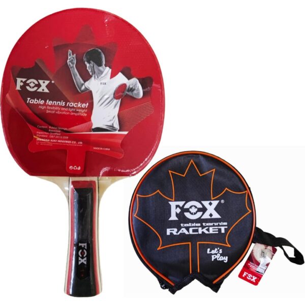 FOX Table Tennis Racket Long Handle With Case 1-Star
