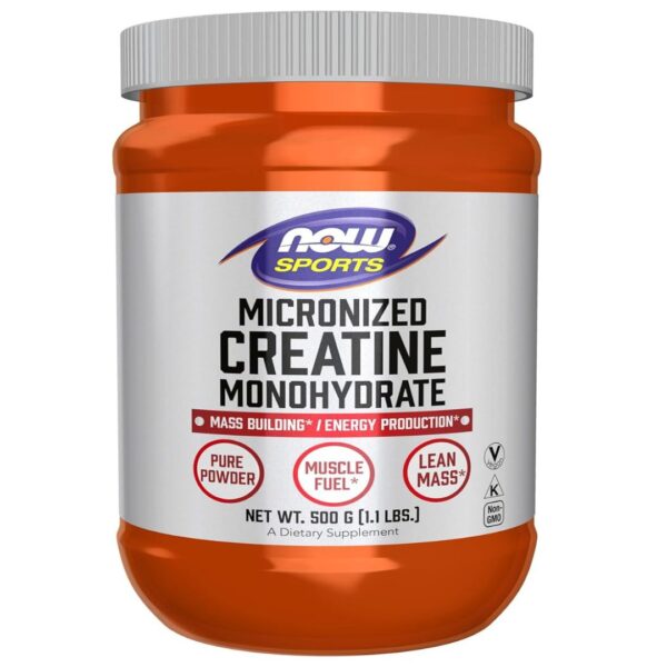 NOW- Micronized Creatine Powder 500 g- Mass Building