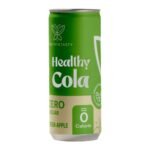 Sugar-Free Green Apple Drink – 330ML هيلثي كولا مشروب غازي تفاح اخضر