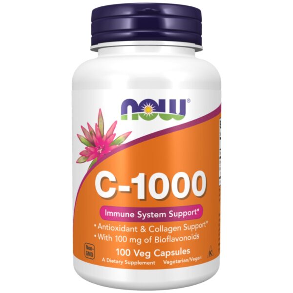 Now Vitamin C-1000 Veg 100 Capsules