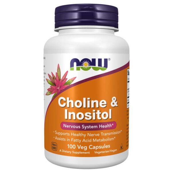 Now Choline & Inositol 100 Veg Capsules