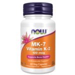 Now MK-7 Vitamin K-2 100 mcg 60 Veg Capsules