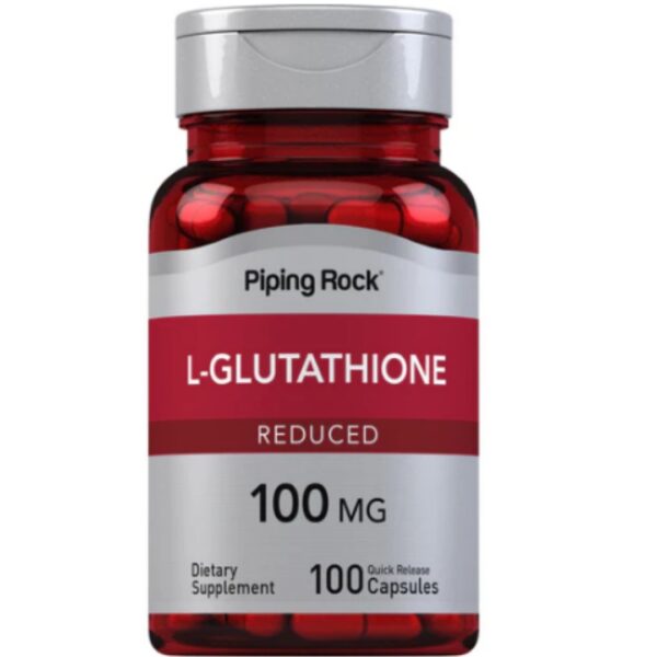 Piping Rock L-Glutathione Reduced 100 mg 100 Quick Release Capsules