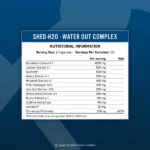 Applied Nutrition Shed H2O 180Caps – 30Serv. - Image 3
