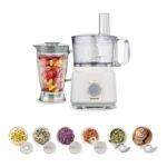 Kenwood Food Processor 750W Multi-Functional with 3 Interchangeable Disks, Blender, Whisk, Dough Maker FDP03 White  محضر الطعام - Image 2