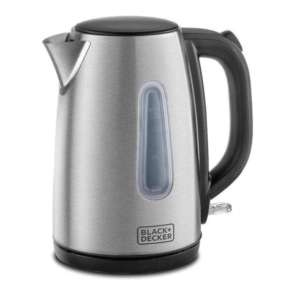 Black & Decker 1.7L Concealed Coil Stainless Steel Kettle, Jc450-B5, Silver