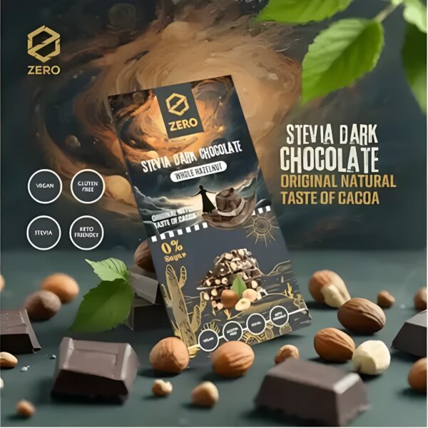 Zero Stevia Dark Chocolate 85g