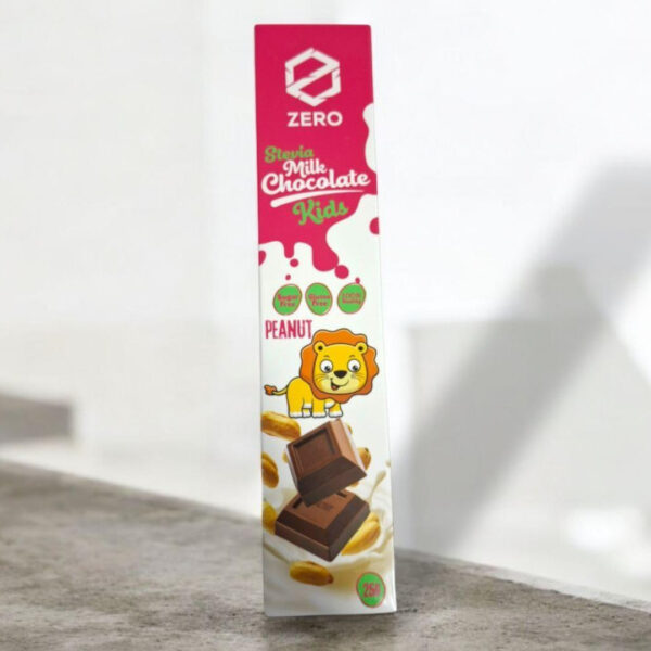 Zero Kids Stevia Milk Chocolate With Peanut 25g.
