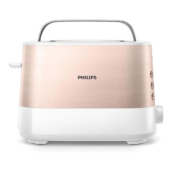 Philips Viva Collection Toaster, Rose Gold, White HD2637/11محمصة خبز