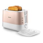 Philips Viva Collection Toaster, Rose Gold, White HD2637/11محمصة خبز - Image 2