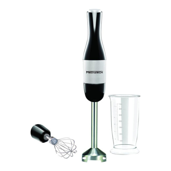 Media tech Hand Blender MT-HB25 3x1 stainless steel 450Wخلاط يدوي ستانلس ستيل