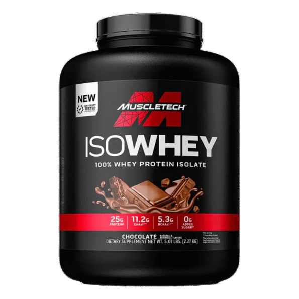 MuscleTech IsoWhey 100%Whey Protein Isolate 2.27kg 75Serv Vanilla